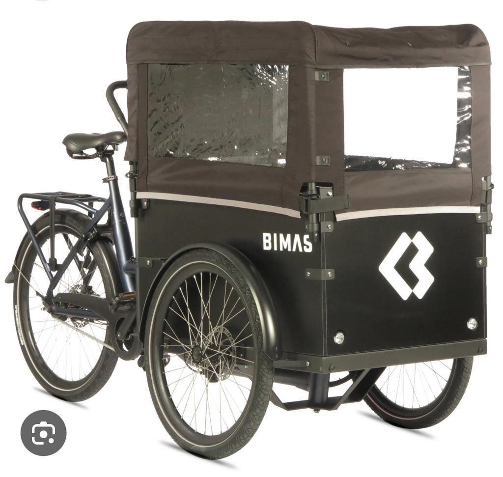 Huif voor Bimas elektrische bakfiets - Zo goed als nieuw, Overige merken, Ophalen of Verzenden, Zo goed als nieuw, Huif