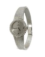 Omega de Ville Witgouden Lady Diamond Watch 1970 Ref. 7243, Overige merken, Polshorloge, Onbekend, Ophalen of Verzenden