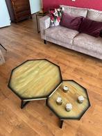 Achthoekige Salontafel Set - Modern Design, Huis en Inrichting, Tafels | Salontafels, Ophalen, 50 tot 100 cm, Zo goed als nieuw