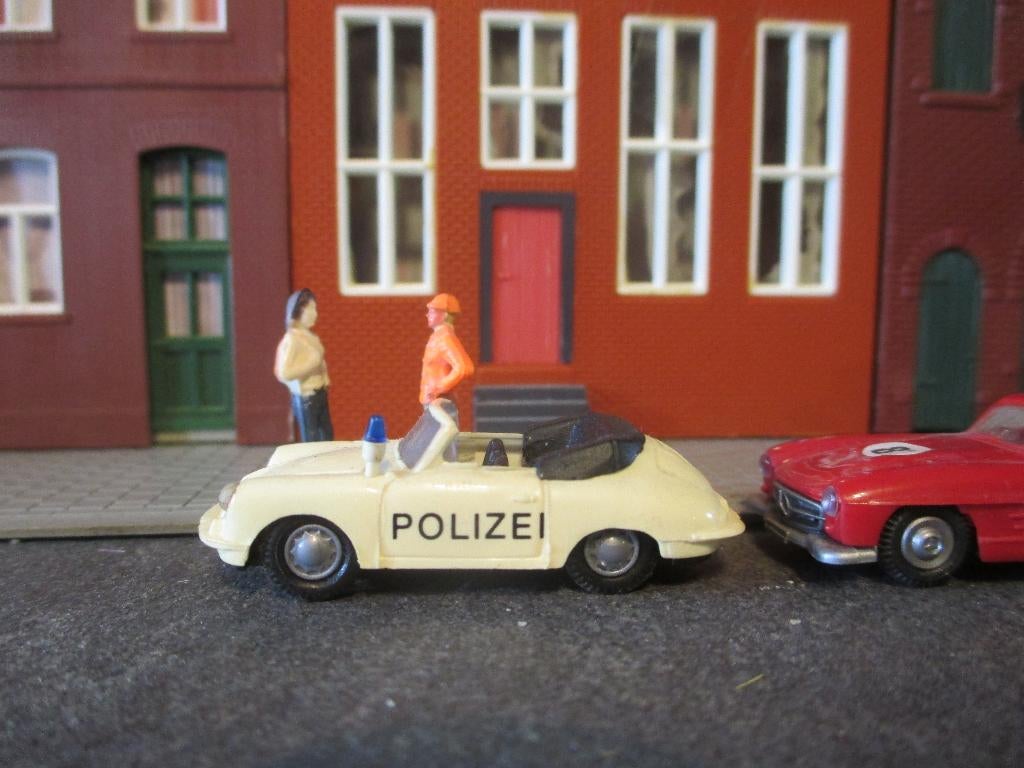 Porsche 356 Cabriolet - Praline Polizei / Politie, Ophalen of Verzenden, Zo goed als nieuw, Auto