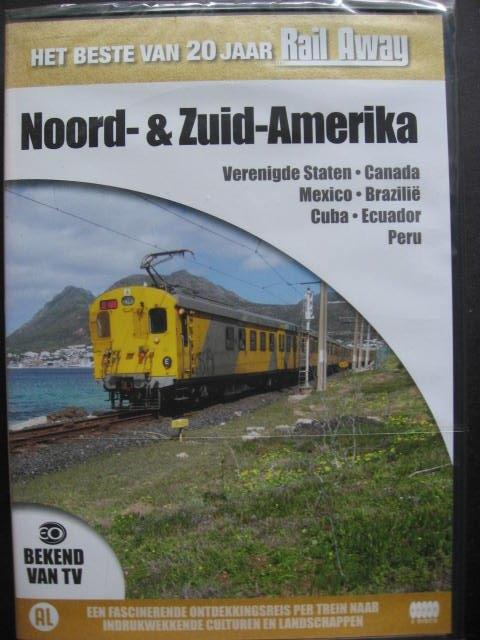 Noord- en Zuid-Amerika 5dvd Rail Away EAN 8716777952818, Alle leeftijden, Ophalen of Verzenden, Nieuw in verpakking, Natuur