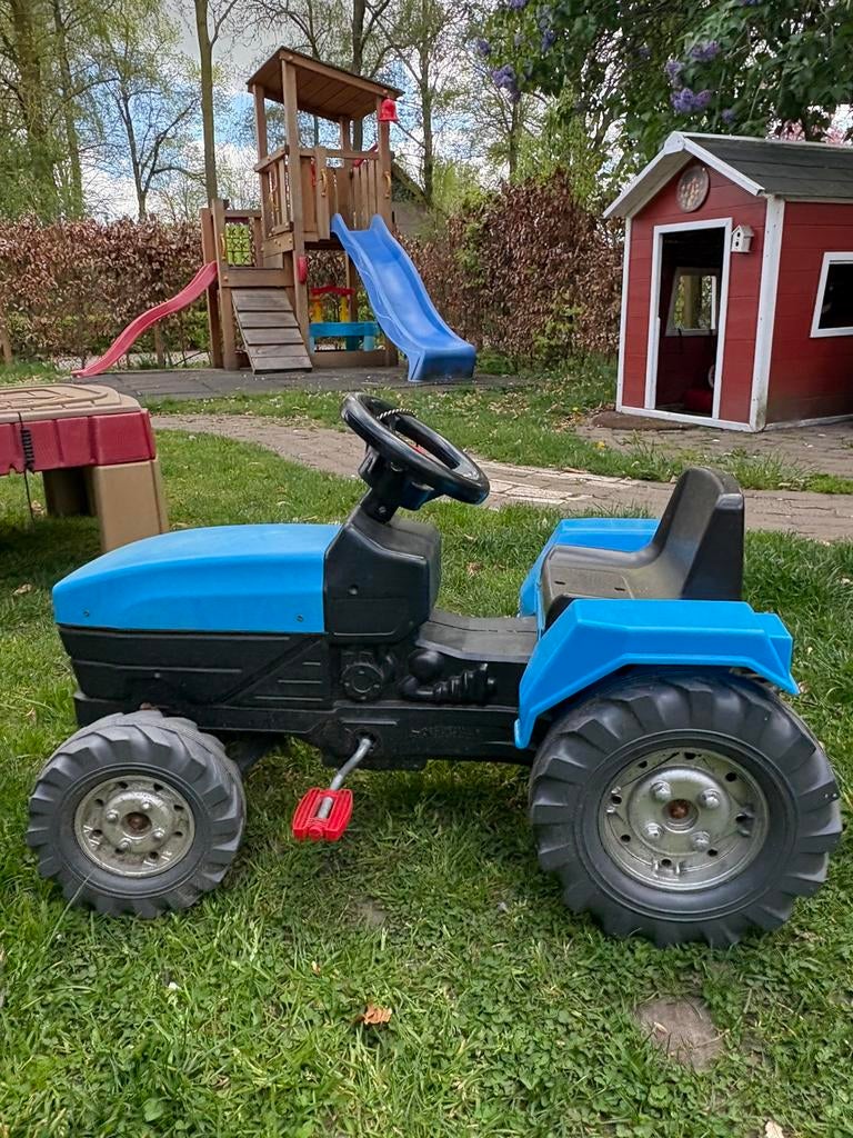 Leuke, stevige blauwe tractor, Ophalen, Gebruikt, Trapvoertuig