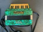 Estrella Accordeon voor Beginners/Kinderen, Gebruikt, Met riemen, Overige formaten, Toetsaccordeon