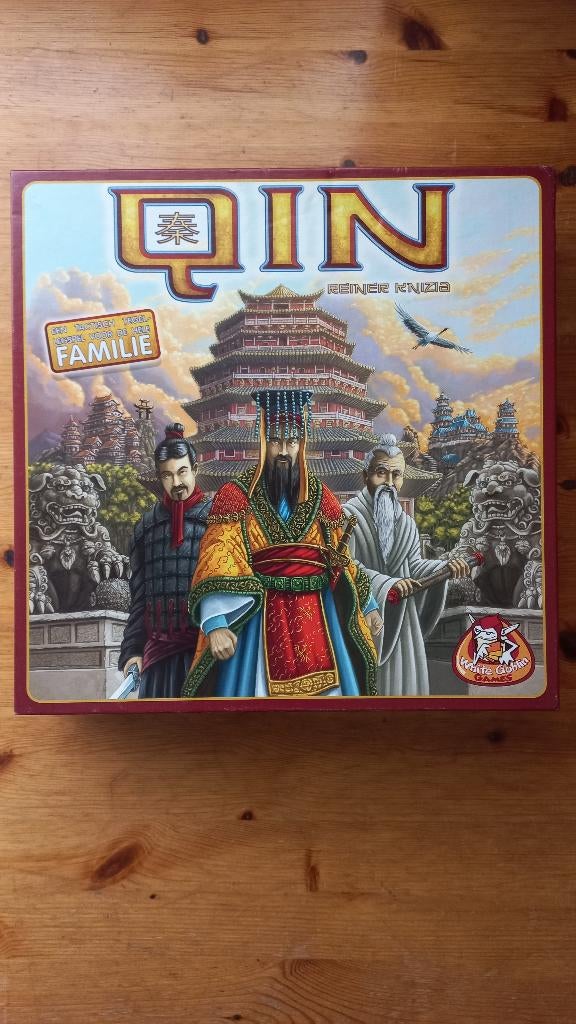 Qin met dubbelzijdebordspel, Een of twee spelers, Ophalen of Verzenden, Zo goed als nieuw