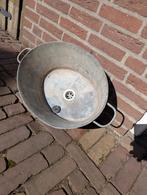 Oude zinken teil met afvoer, Ophalen, Gebruikt