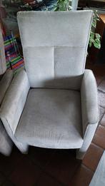 4 eetkamerstoelen stof Hoge rugleuning en stoffen armleuning, Ophalen, Zo goed als nieuw, Vier, Stof