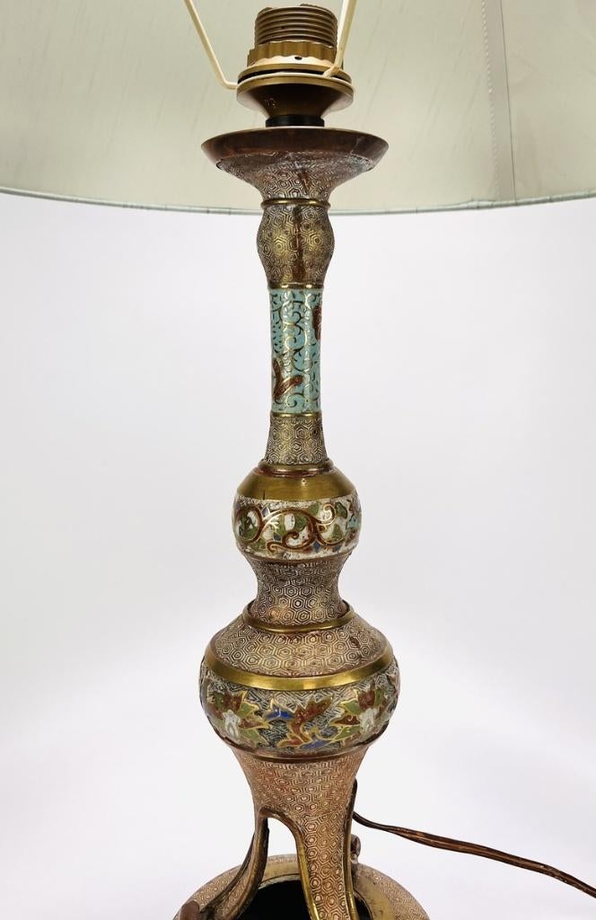 1344. Cloisonné lamp - Meiji-periode, Japan, 20e eeuw, Antiek en Kunst, Antiek | Lampen, Ophalen of Verzenden