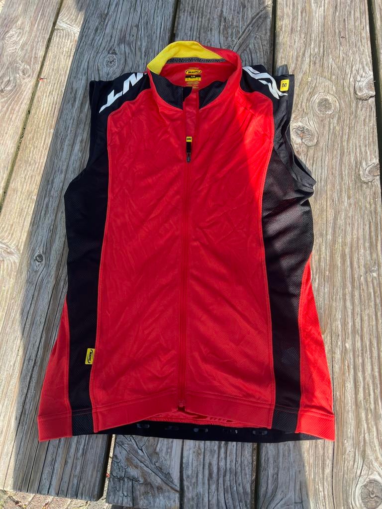 Nieuw Mavic fietsvest/windstopper L/G - Rood/Zwart, Fietsen en Brommers, Heren, Nieuw, Ophalen of Verzenden, L