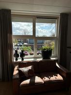 Linnen inbetween gordijnen taupe, 100 tot 150 cm, Bruin, 200 cm of meer, Nieuw