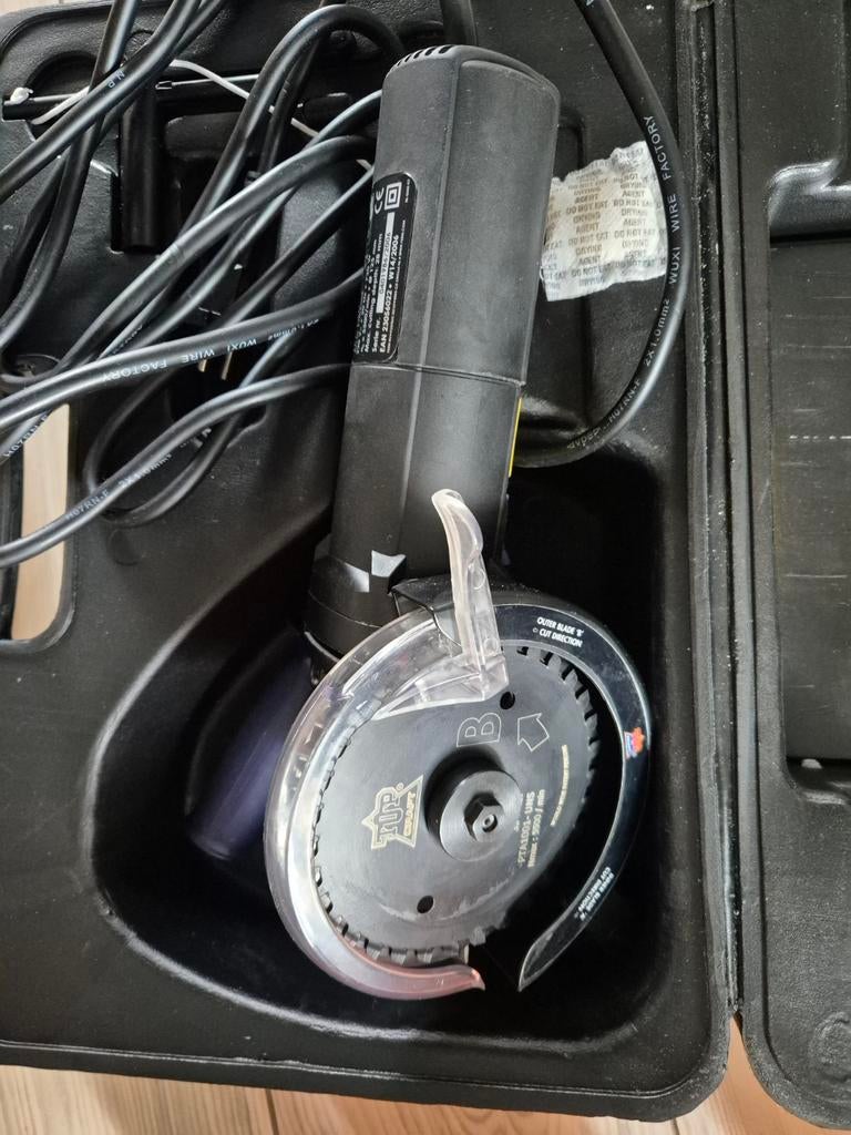 Nieuwe Topcraft Twincutter mini cirkelzaag / precisiezaag, Doe-het-zelf en Verbouw, Ophalen of Verzenden, Nieuw