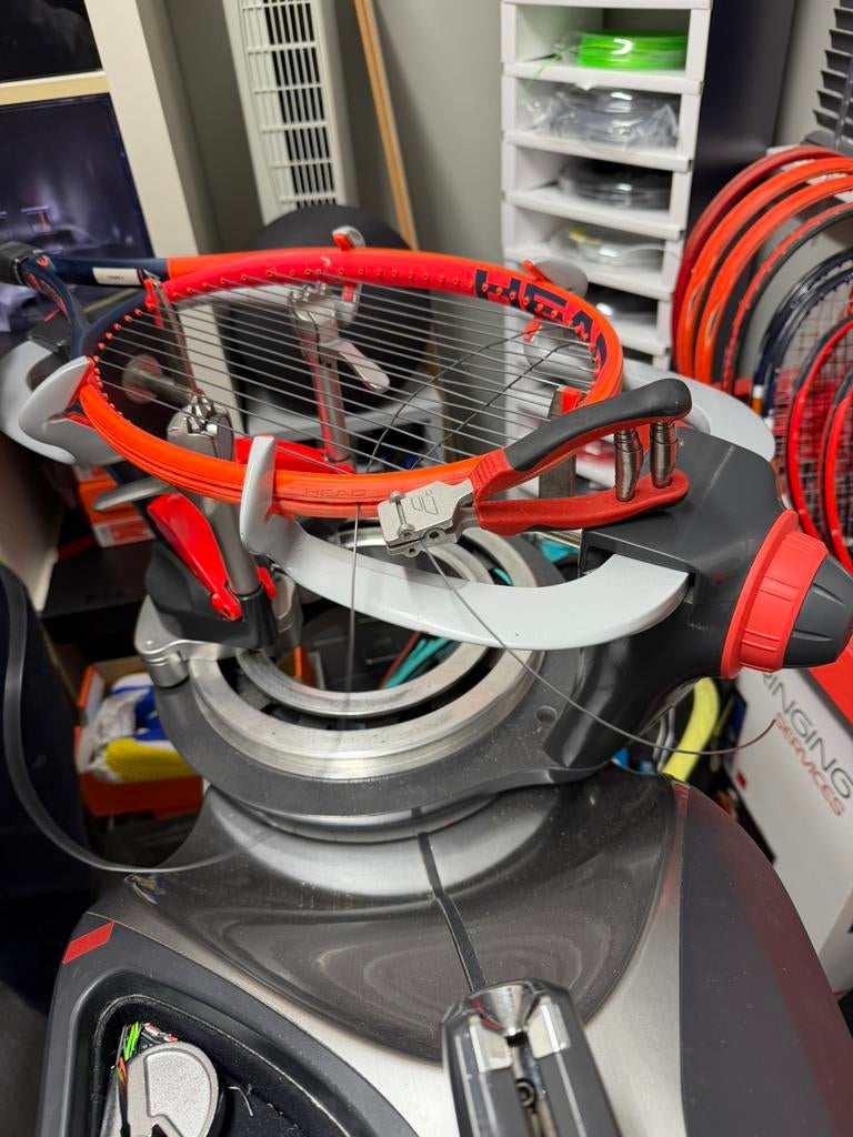 Racket bespannen toernooi/competitie, Ophalen of Verzenden, Nieuw, Racket, Overige merken