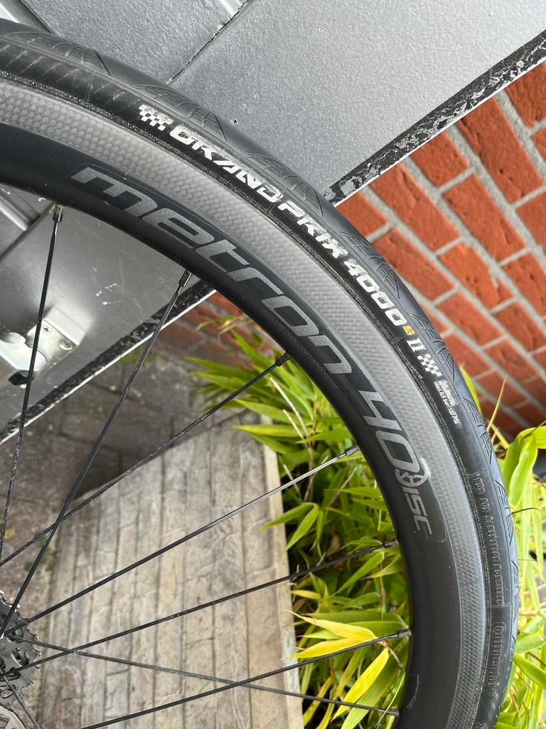 Vision Metron 40SC carbon velgen met Ultegra cassette, Fietsen en Brommers, Fietsonderdelen, Wiel, Gebruikt, Ophalen of Verzenden