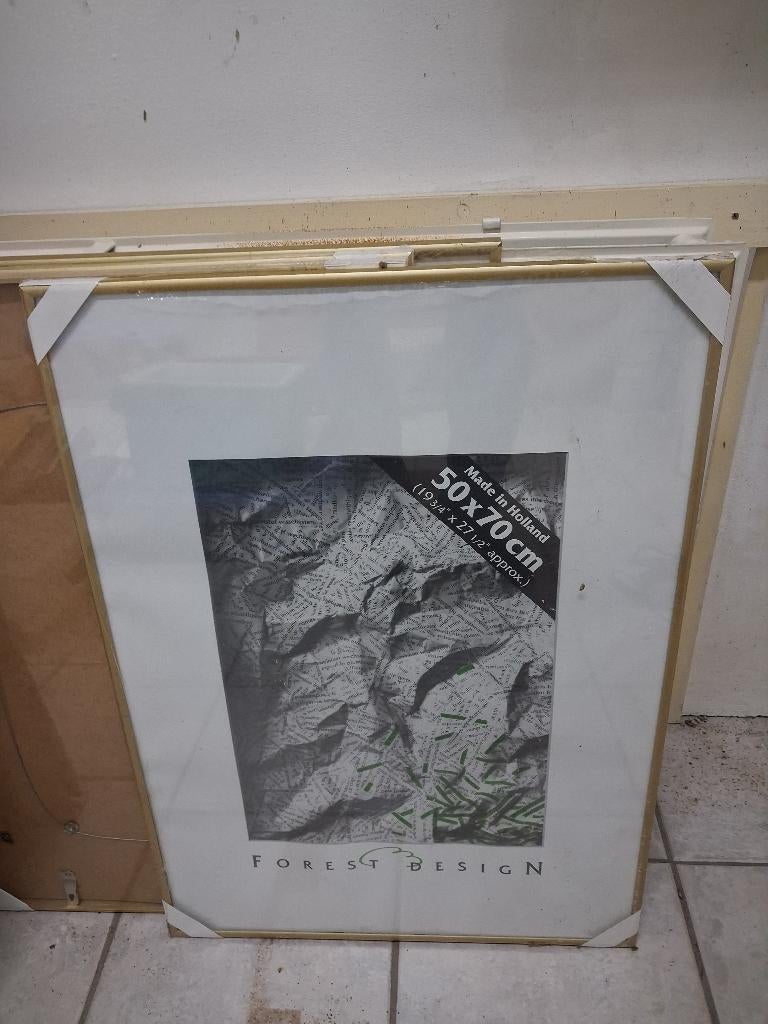 Nieuwe lijsten voor schilderijen 50x70cm en 60x70cm, Ophalen, Nieuw, Overige typen