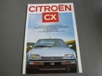 Citroen CX folder Nederlands 1986 48 pag !!!, Ophalen of Verzenden, Zo goed als nieuw, Overige merken