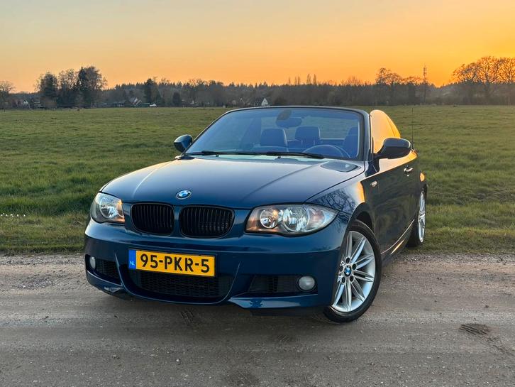 BMW 1-Serie 2.0 118I Cabrio Blauw | High executive |M pakket, Auto's, BMW, Particulier, 1-Serie, Airbags, Airconditioning, Android Auto