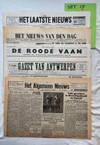 Originele WOII-kranten 1943 / 1944 – set van 5 – set 17, Verzenden, Overige soorten, Nederland, Boek of Tijdschrift