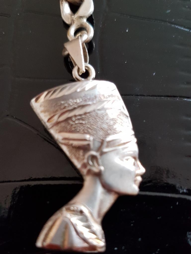 Verzilverde sleutelhanger 15 cm, Ophalen of Verzenden, Zo goed als nieuw, Stad of Land