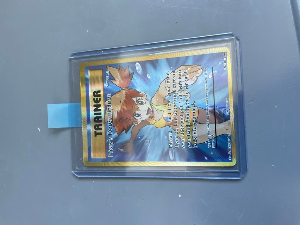 Misty's Determination Trainer Kaart 108/108 - Pokemon TCG, Ophalen of Verzenden, Zo goed als nieuw, Losse kaart
