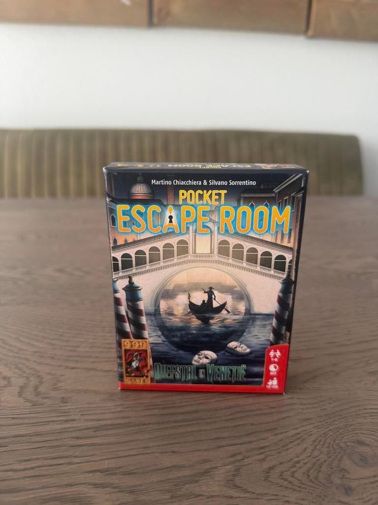 Pocket Escape Room: Overval in Venetië, Hobby en Vrije tijd, Gezelschapsspellen | Bordspellen, Een of twee spelers, Ophalen of Verzenden