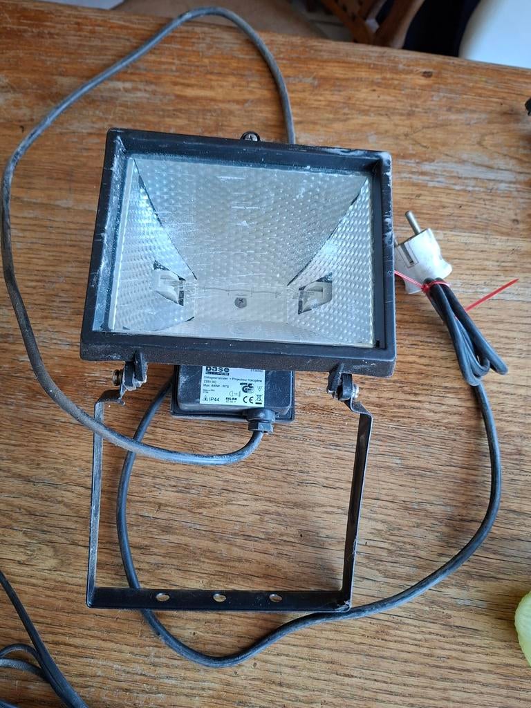 Bouwlamp / Halogeenstraler, Ophalen of Verzenden, Gebruikt, 200 tot 500 watt, Lamp