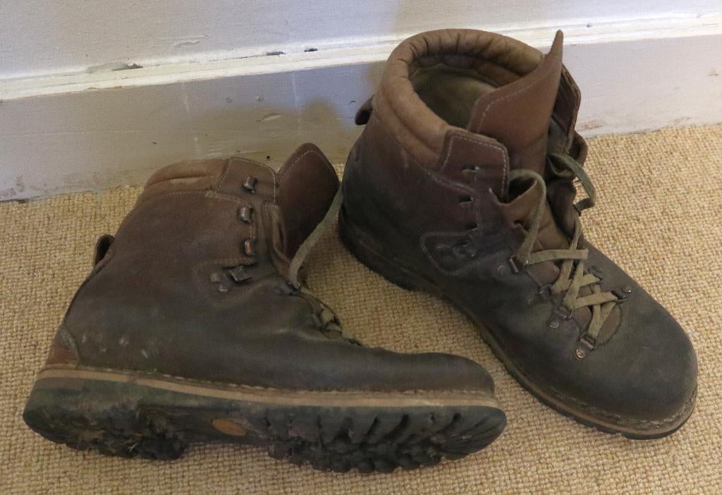 Leren wandelschoenen, Sport en Fitness, Bergsport en Wandelen, Ophalen, Schoenen