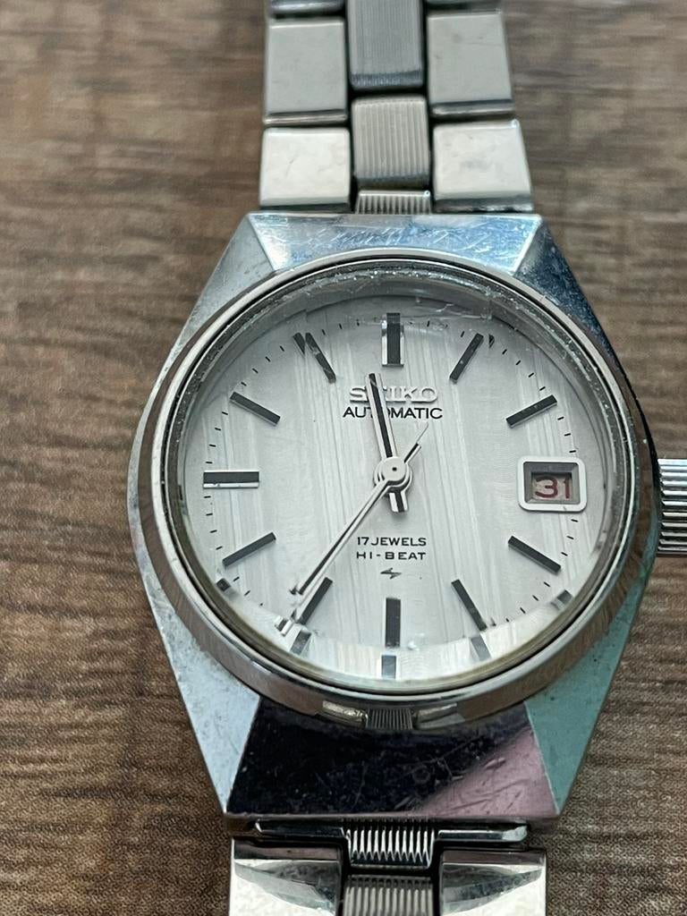 Seiko automatic dameshorloge, Ophalen of Verzenden, Staal
