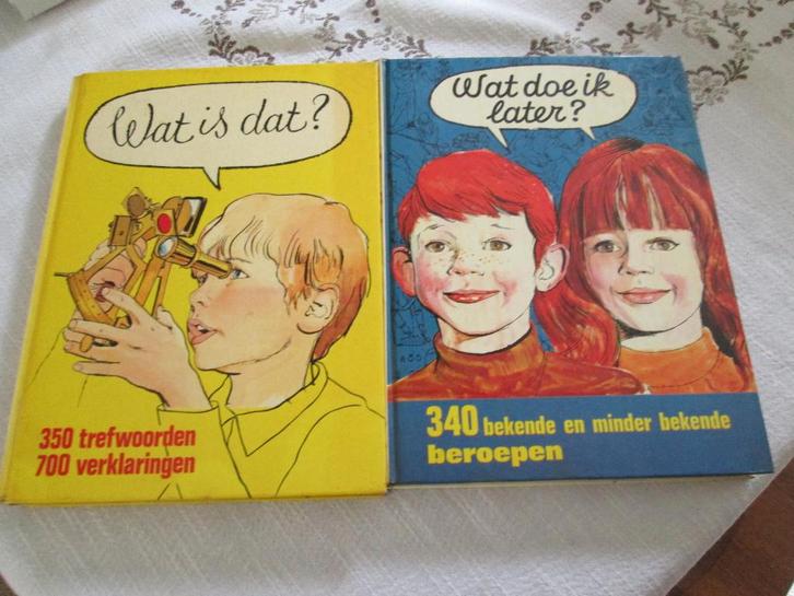 2 gouden boeken serie Wat is dat ? Wat doe ik later?, Boeken, Kinderboeken | Jeugd | onder 10 jaar, Gelezen, Sprookjes, Ophalen