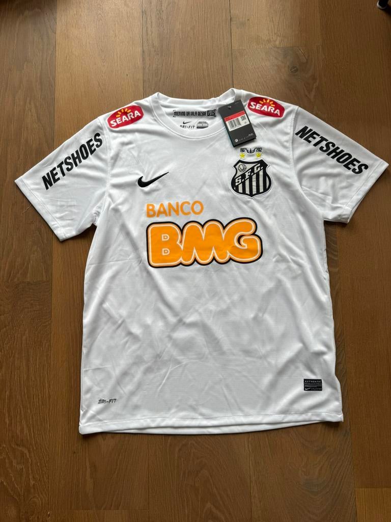 Santos neymar shirt maat L, Maat 52/54 (L), Wit, Nieuw, Ophalen of Verzenden