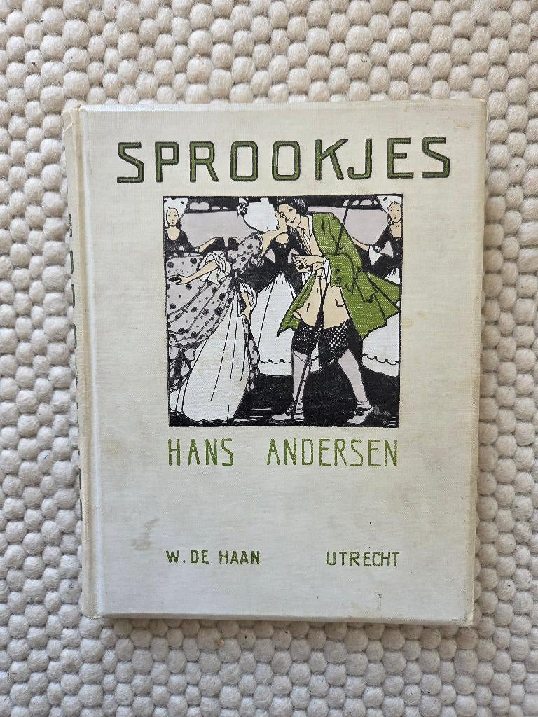 Kinderboek Sprookjes Hans Andersen, 1919 (12 verhaaltjes), Boeken, Sprookjes en Fabels, Ophalen of Verzenden, Gelezen, Hans Christian Andersen