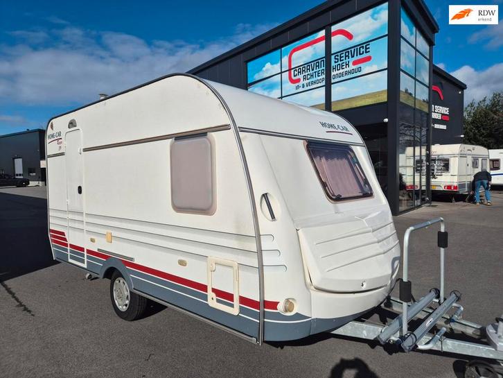 Home-car 406H - Racer 39 + grote luifel 2e eig. Erg netjes, Caravans en Kamperen, Caravans, Bedrijf, tot en met 4, 750 - 1000 kg