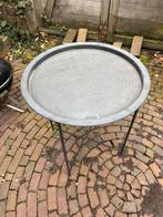 Zwart ijzeren tuintafeltje, Ophalen, Gebruikt