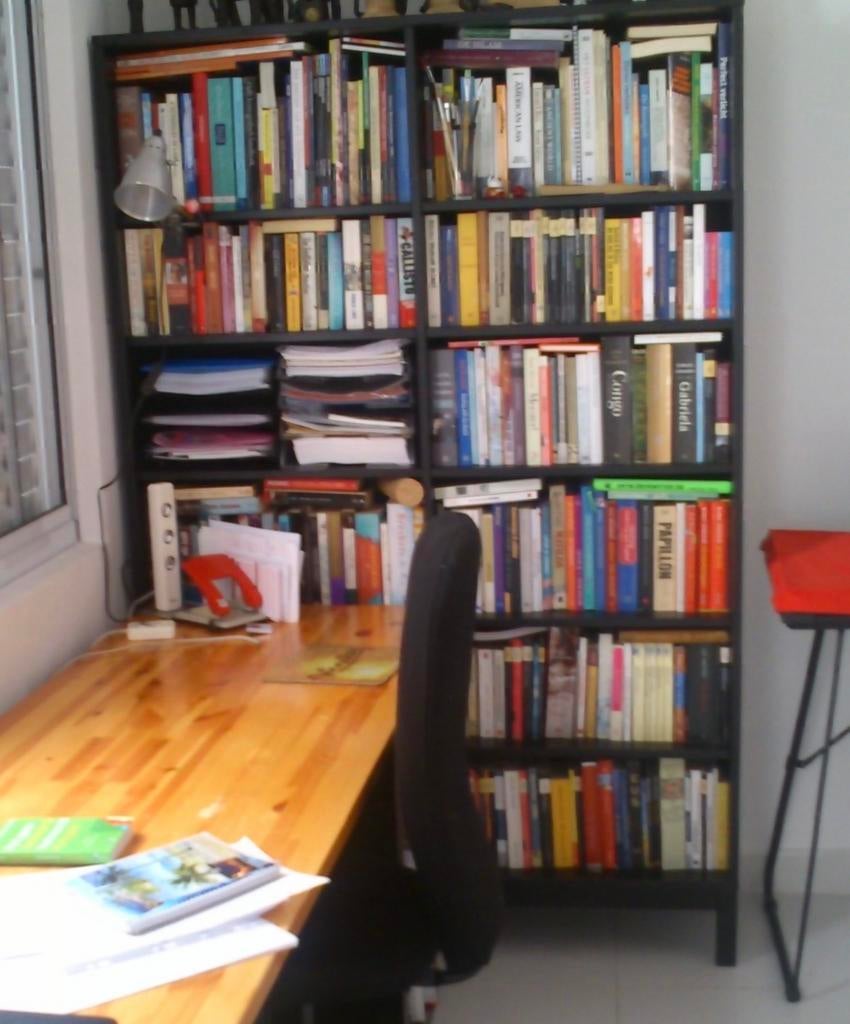 GRATIS: IKEA Billy Boekenkast Zwart - 202x28x80 cm, Ophalen, Met plank(en), Gebruikt, 200 cm of meer