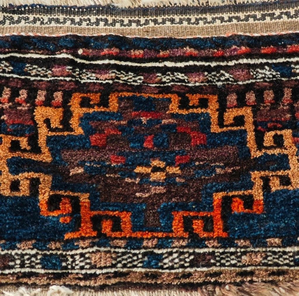 Handgeknoopt Perzisch wol mini tapijt Beloutch 33x42cm, Ophalen of Verzenden