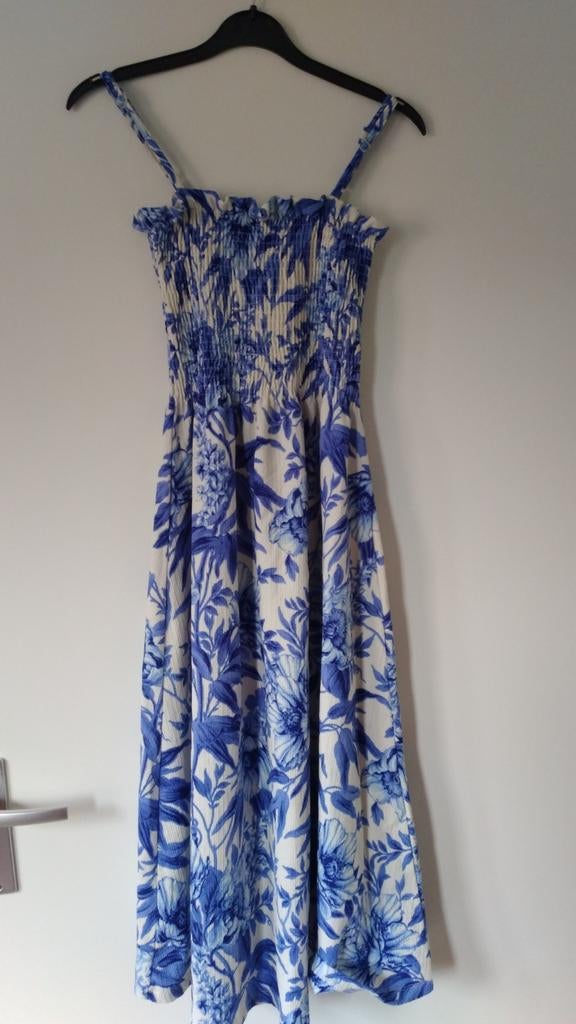 Zgan zomerjurkje maat xs, Kleding | Dames, Jurken, H&M, Blauw, Ophalen of Verzenden, Zo goed als nieuw