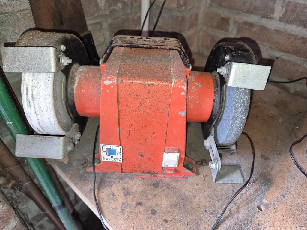 Creusen Werkbankslijpmachine - Robuust en Betrouwbaar, Doe-het-zelf en Verbouw, Gereedschap | Slijpmachines, Ophalen of Verzenden