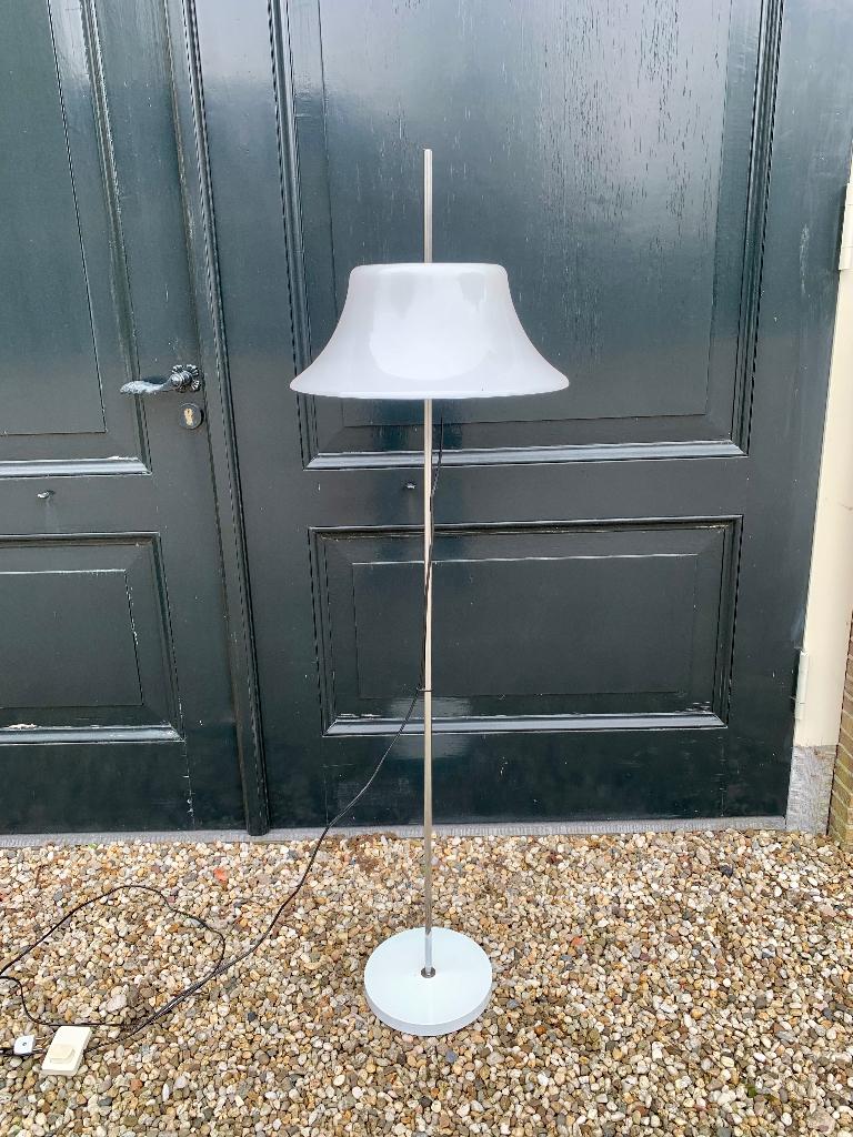 Vintage space age mushroom vloerlamp, Ophalen, Zo goed als nieuw, Space age, Metaal