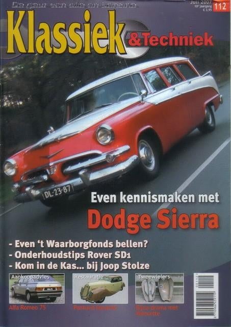 Klassiek & Techniek 112 2007 : Panhard Dynamic X77 - Rover, Ophalen of Verzenden, Gelezen, Algemeen