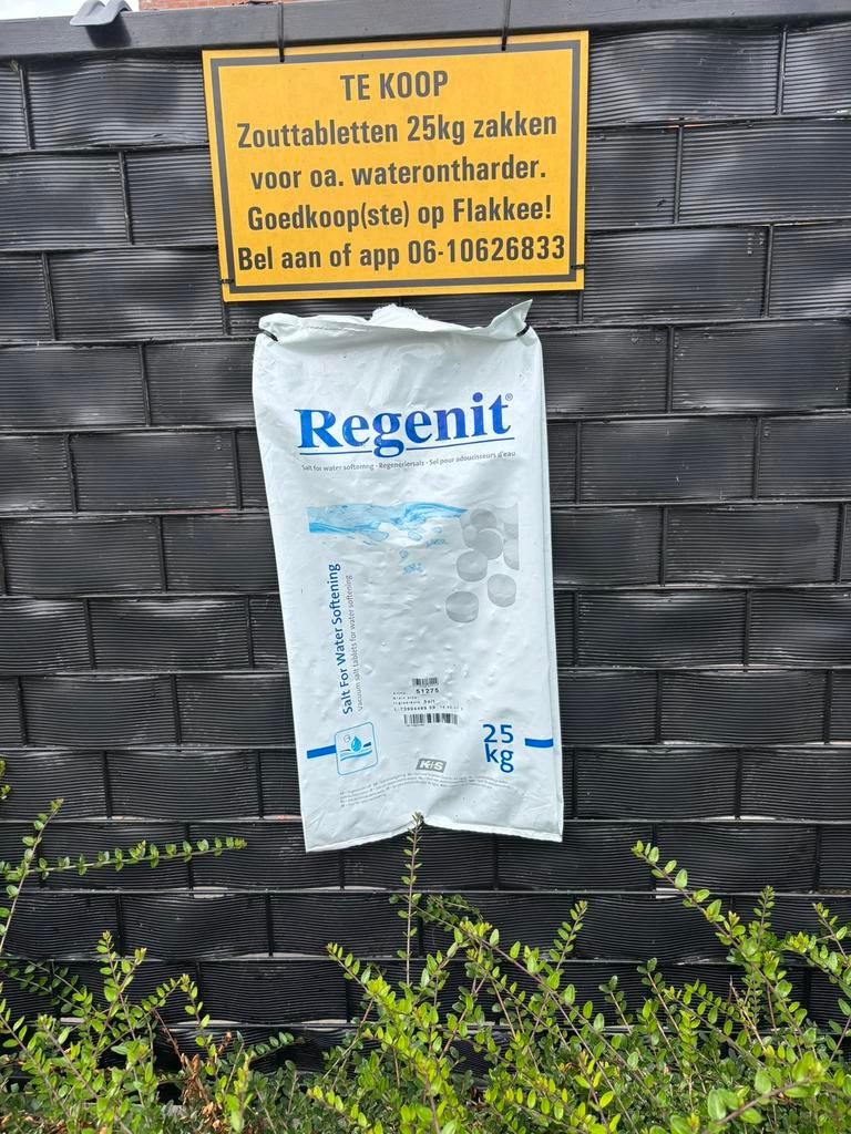 Regenit Zouttabletten Goedkoop op Goeree Overflakkee, Witgoed en Apparatuur, Waterontharders, Ophalen of Verzenden, Nieuw