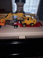 Prachtige daf  2000 met  dieplader  en lading, Hobby en Vrije tijd, Modelauto's | 1:50, Ophalen of Verzenden, Bus of Vrachtwagen