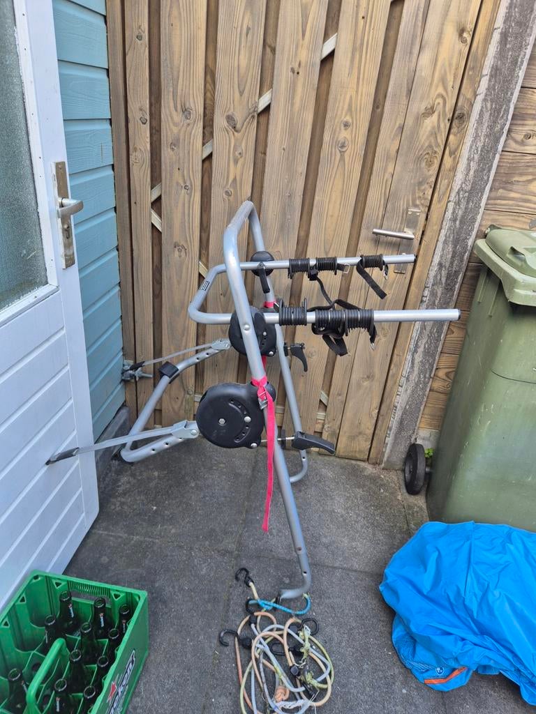 Fietsendrager voor Renault Twingo 2 (en andere hatchbacks), Ophalen, 3 fietsen of meer, Gebruikt, Achterklepdrager