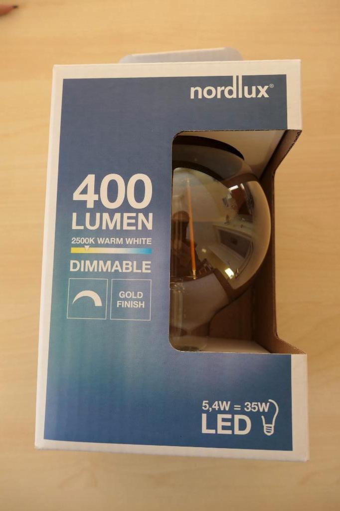 Nieuwe Nordlux Led globe lamp, 30 tot 60 watt, Led-lamp, Nieuw, E27 (groot)