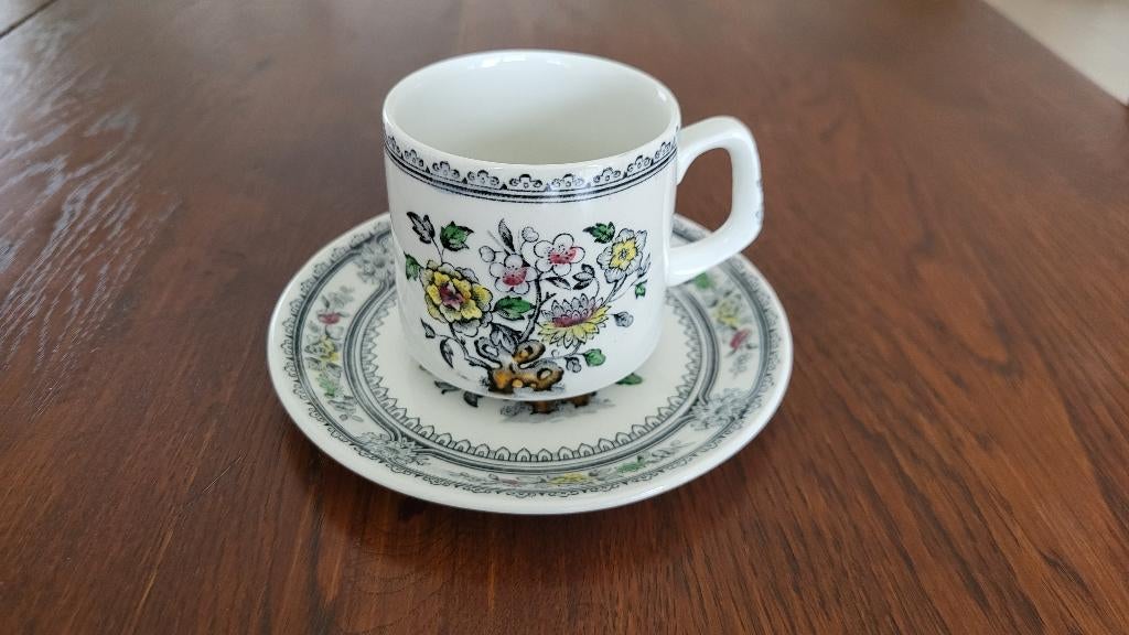 Wood & Sons Burslem Dorset kop en schotel, Ophalen, Zo goed als nieuw, Overige stijlen, Kop(pen) en/of Schotel(s)