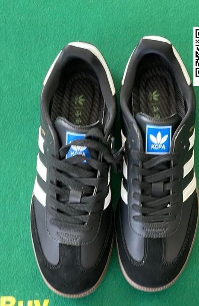 Samba style sneaker zwart(Maat 45), Ophalen, Nieuw, Overige typen, Overige merken