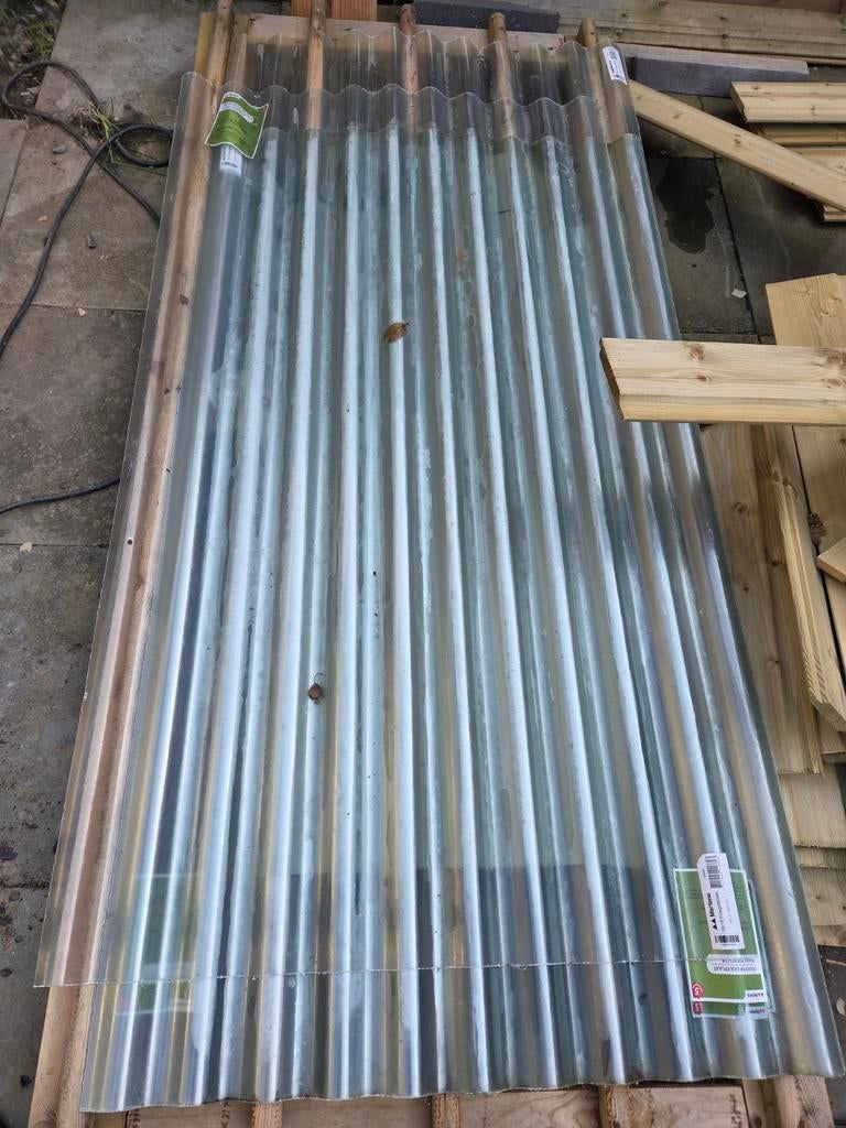 Polyester golfplaten 5 stuks 830 x 1530 mm, Ophalen, Kunststof, Overige kleuren, Nieuw