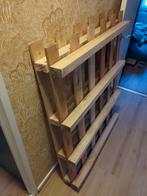 2 Pallets 121x95cm staan droog, Ophalen, Gebruikt, Minder dan 25 mm, Pallet