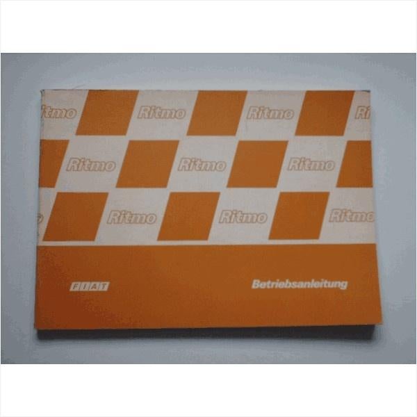 Fiat Ritmo Instructieboekje 1985 #1 Duits, Ophalen of Verzenden