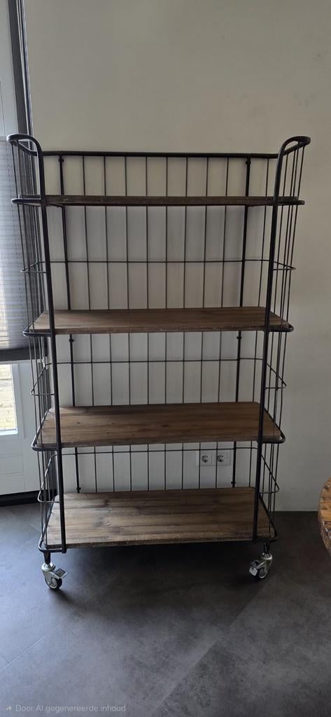 Bakkerskast met wielen, Ophalen, Zo goed als nieuw