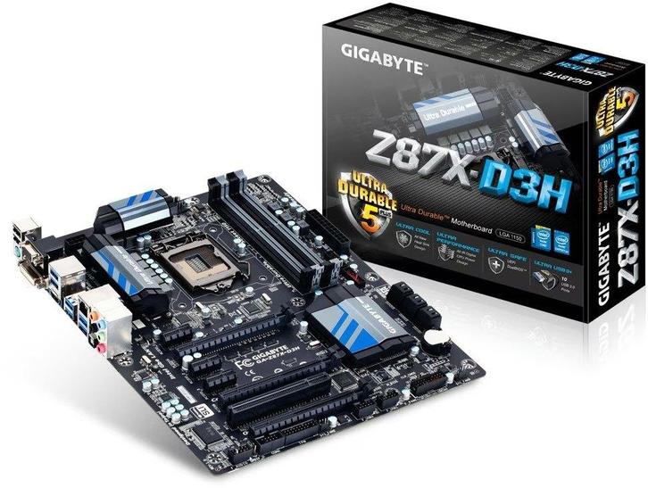 Gigabyte GA-Z87X-D3H Moederbord, Computers en Software, Moederborden, Zo goed als nieuw, Intel, DDR3, Ophalen of Verzenden