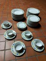 Vintage servies Kahla met bloemmotief, Ophalen of Verzenden