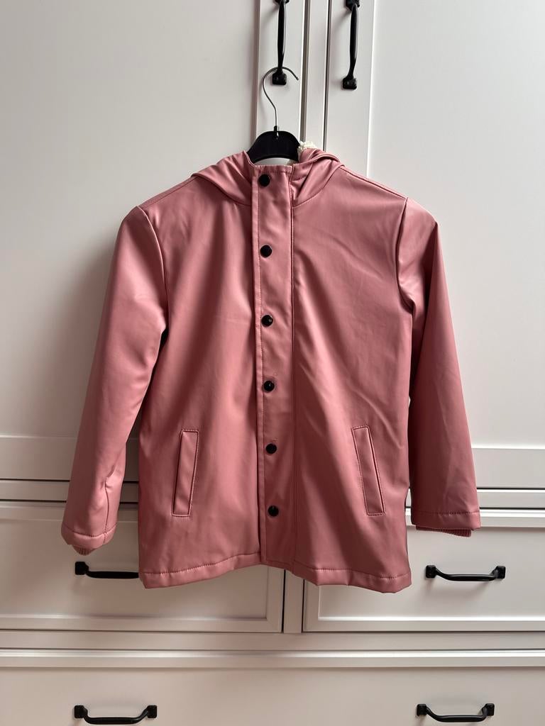 HEMA regenjas meijse maat 122/128, Ophalen of Verzenden, Zo goed als nieuw, Meisje, Jas